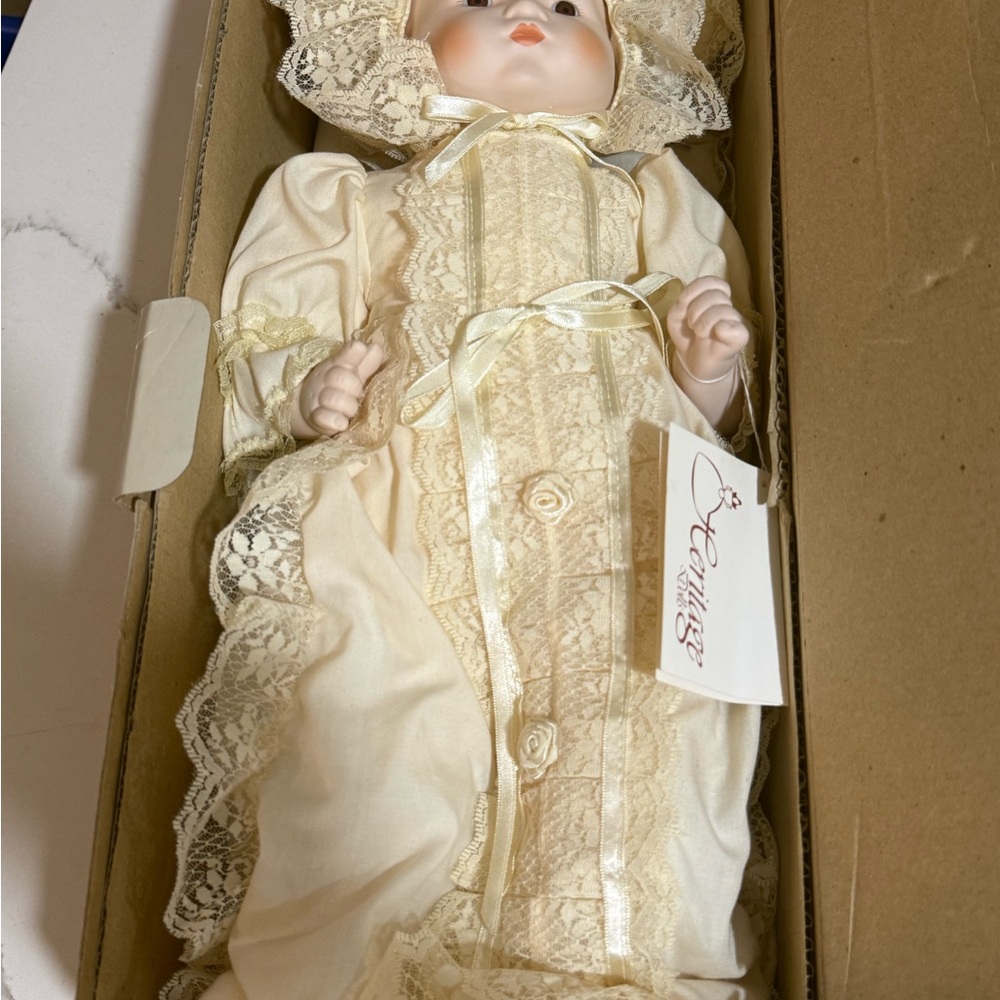 Cream Lace Baby Doll